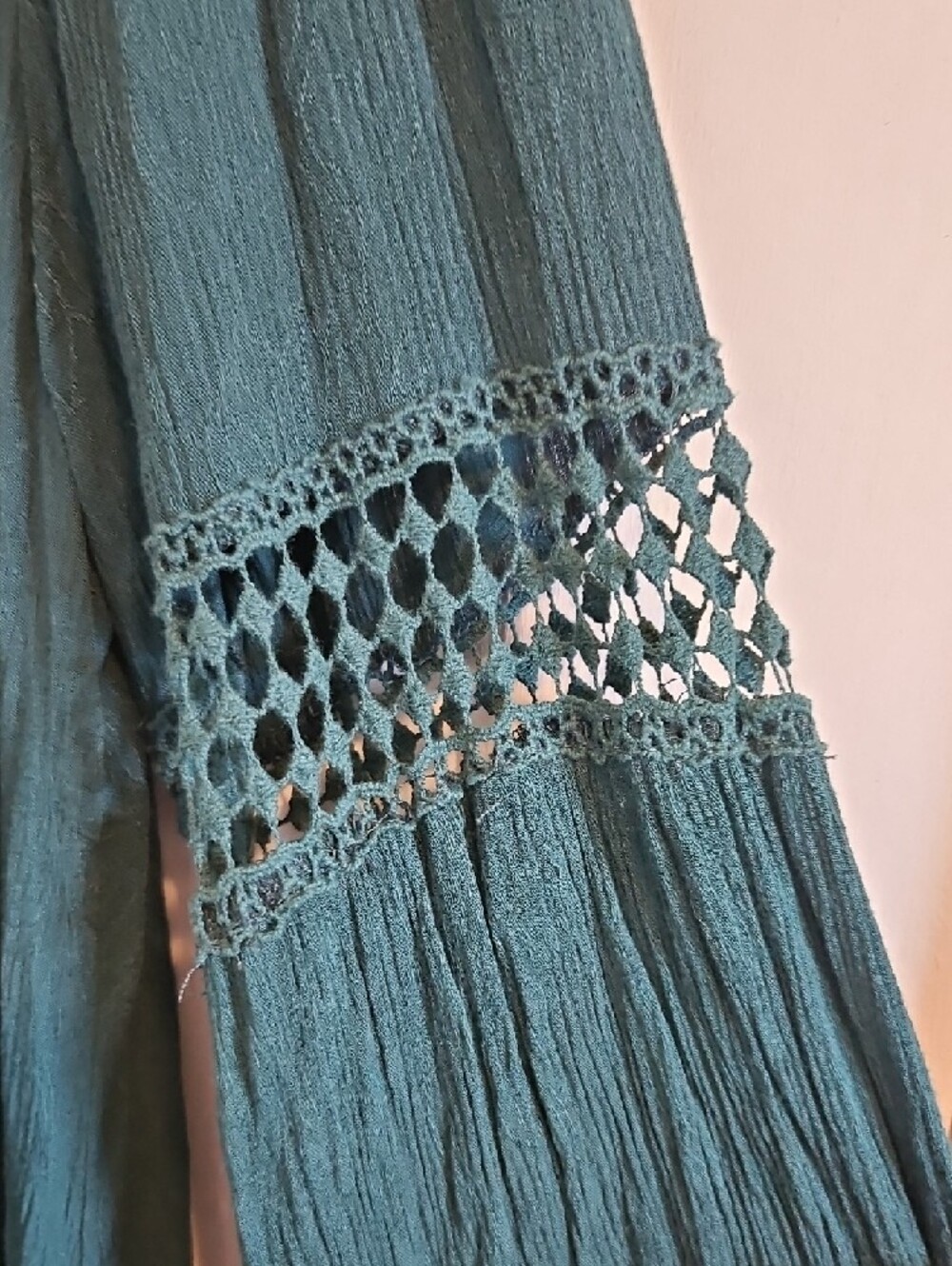 Knox Rose Teal Green Boho Dress - Picture 4 of 6